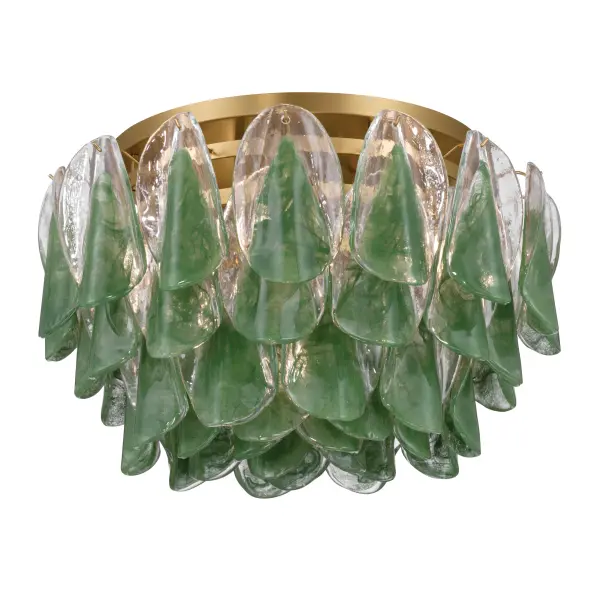 Verla Crest 24" 6-Light Flush Mount in Legacy Brass - Image 8