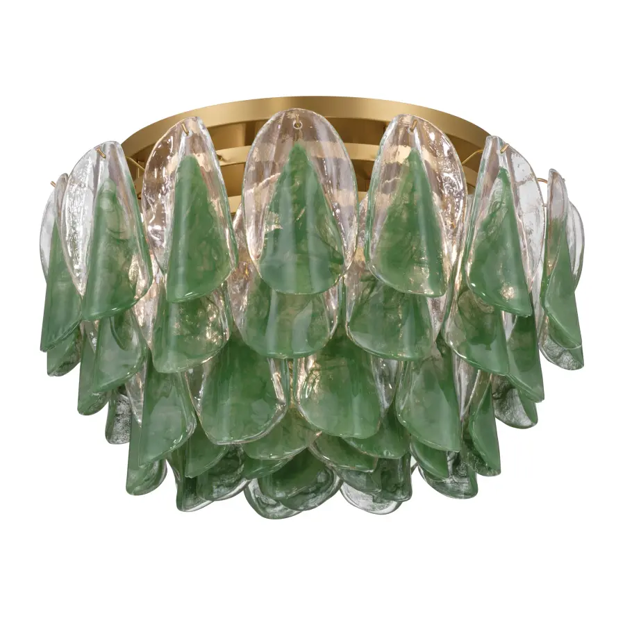 Verla Crest 24" 6-Light Flush Mount in Legacy Brass - Image 8