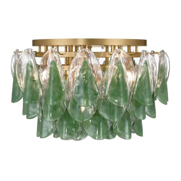 Verla Crest 24" 6-Light Flush Mount in Legacy Brass - Image 9
