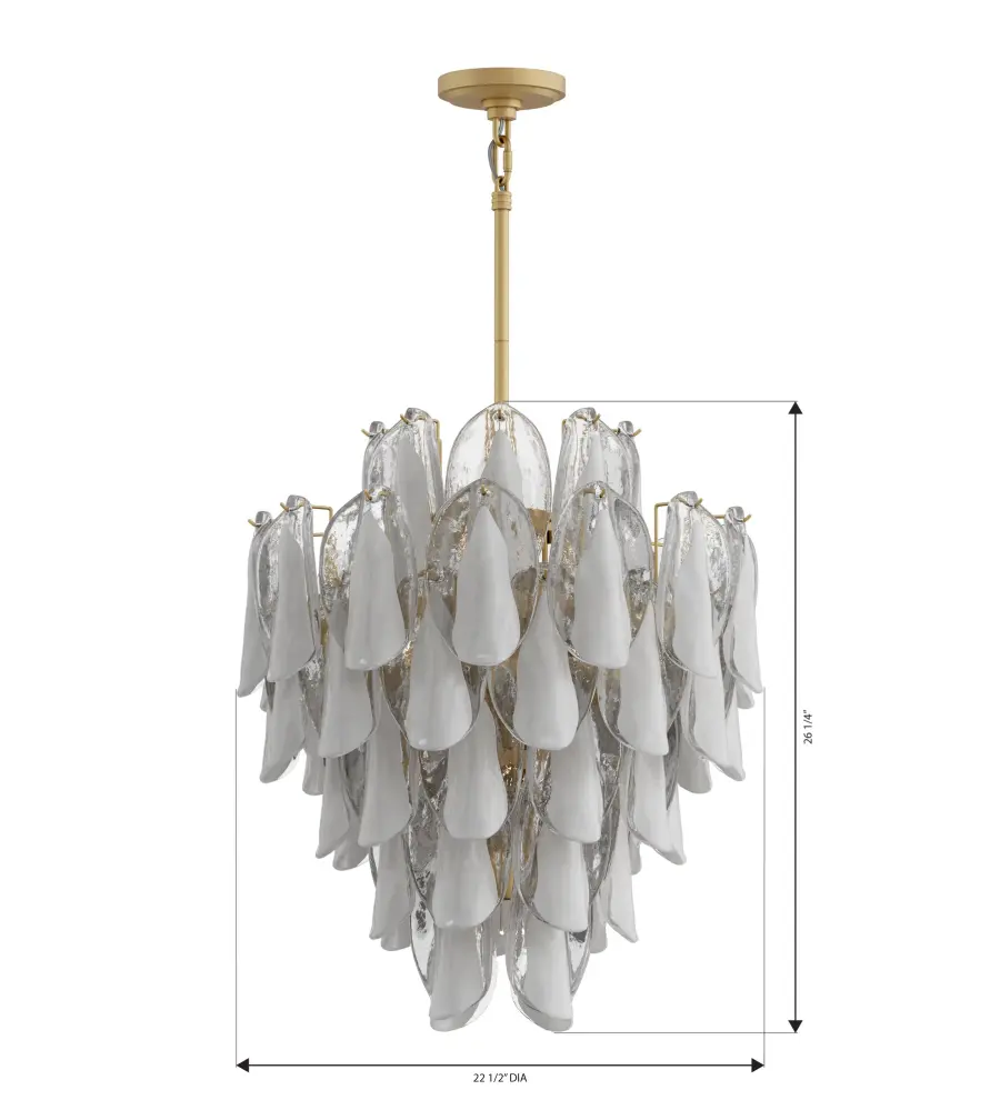 Verla Crest 22.5" 13-Light Pendant - Image 4