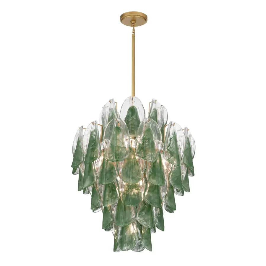 Verla Crest 22.5" 13-Light Pendant in Legacy Brass - Image 1