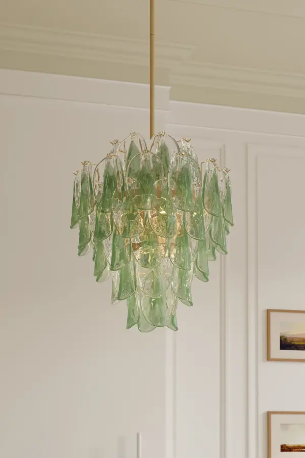 Verla Crest 22.5" 13-Light Pendant in Legacy Brass - Image 3