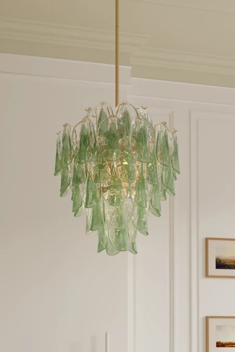 Verla Crest 22.5" 13-Light Pendant in Legacy Brass - Image 3