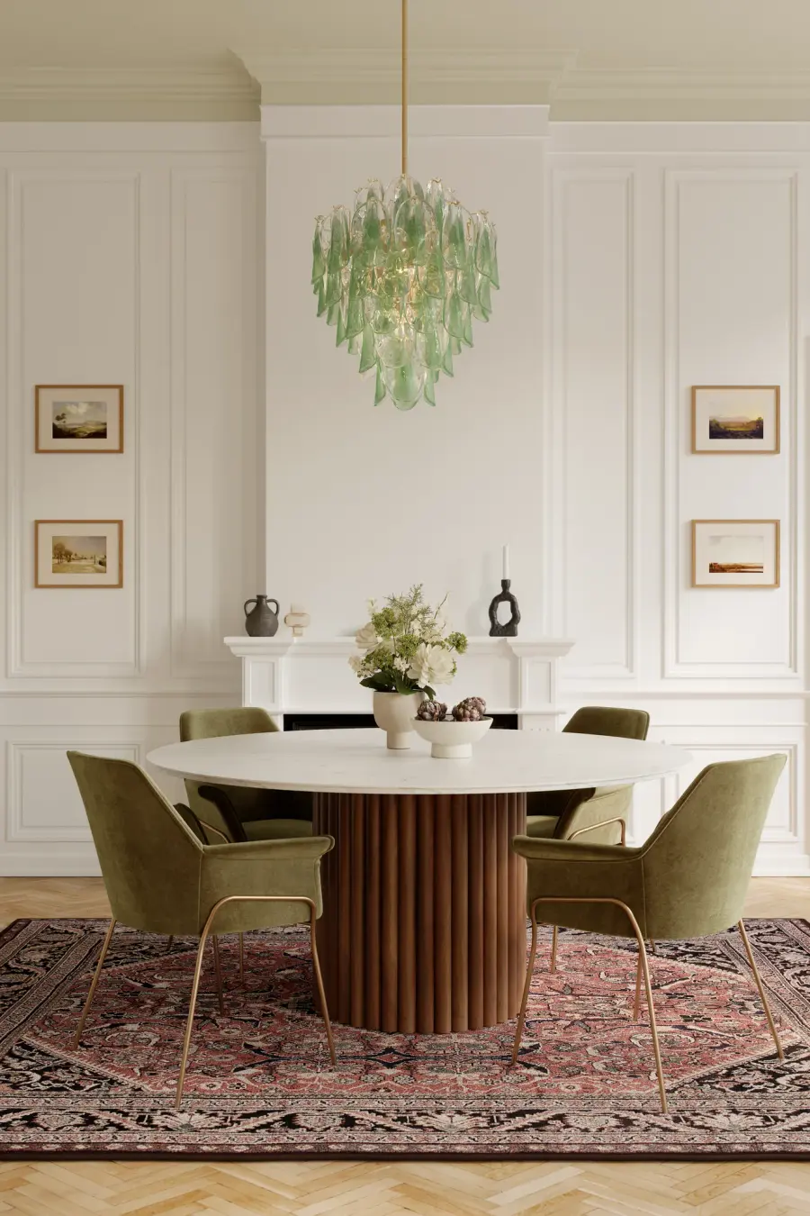 Verla Crest 22.5" 13-Light Pendant in Legacy Brass - Image 4
