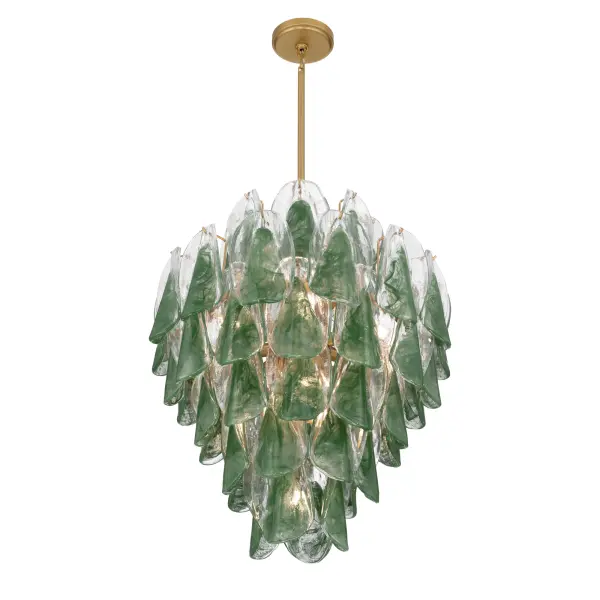 Verla Crest 22.5" 13-Light Pendant in Legacy Brass - Image 9