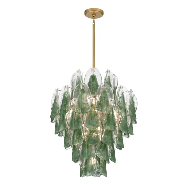 Verla Crest 22.5" 13-Light Pendant in Legacy Brass - Image 10