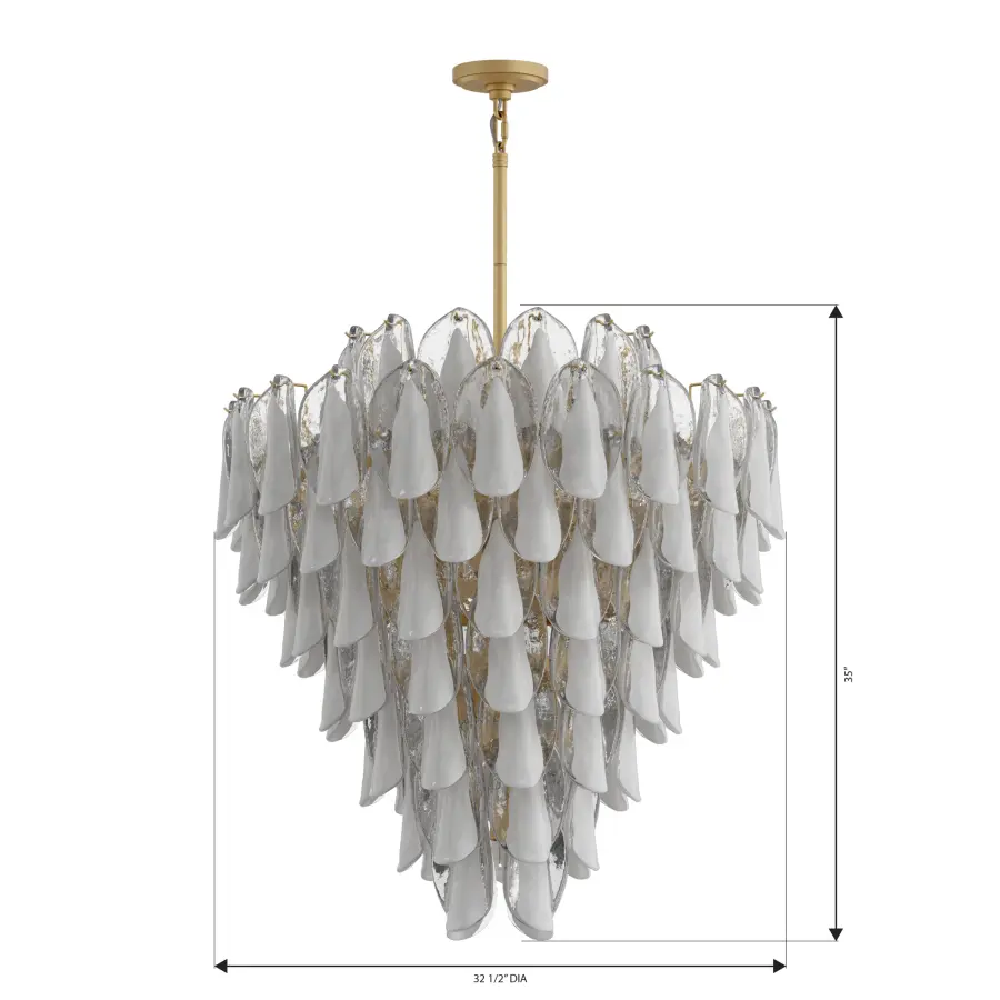 Verla Crest 32.5" 21-Light Pendant - Image 4