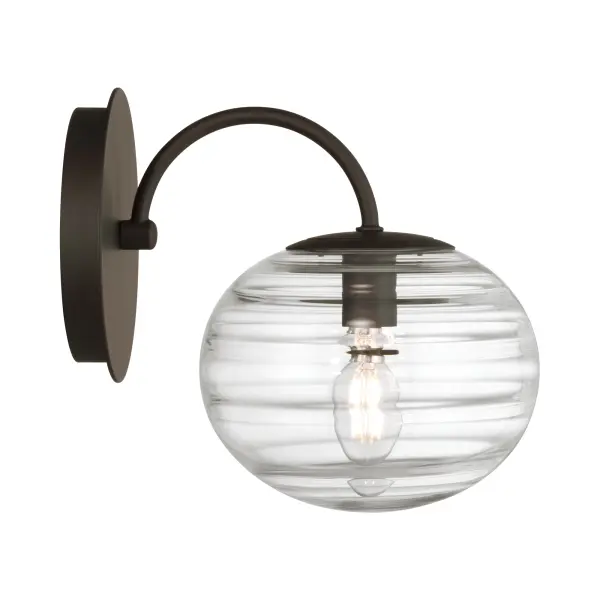 Lenora 8.25" 1-Light Bath Sconce in Dark Bronze - Image 4