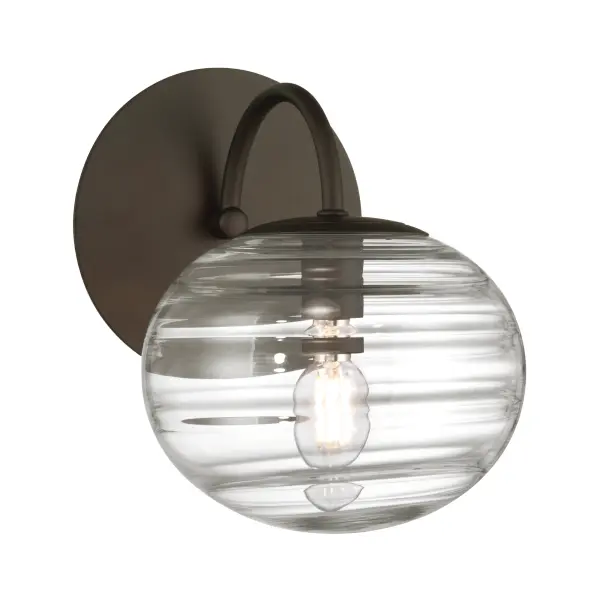 Lenora 8.25" 1-Light Bath Sconce in Dark Bronze - Image 6