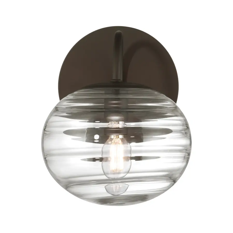 Lenora 8.25" 1-Light Bath Sconce in Dark Bronze - Image 7