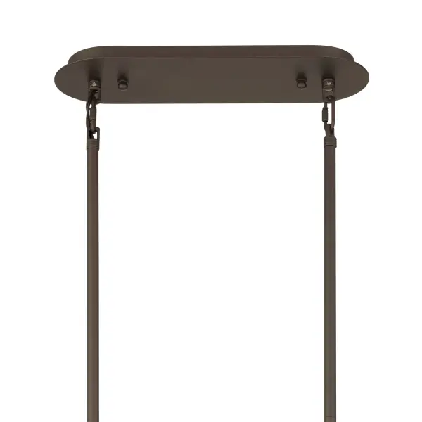 Lenora 47" 10-Light Linear Chandelier in Dark Bronze - Image 5
