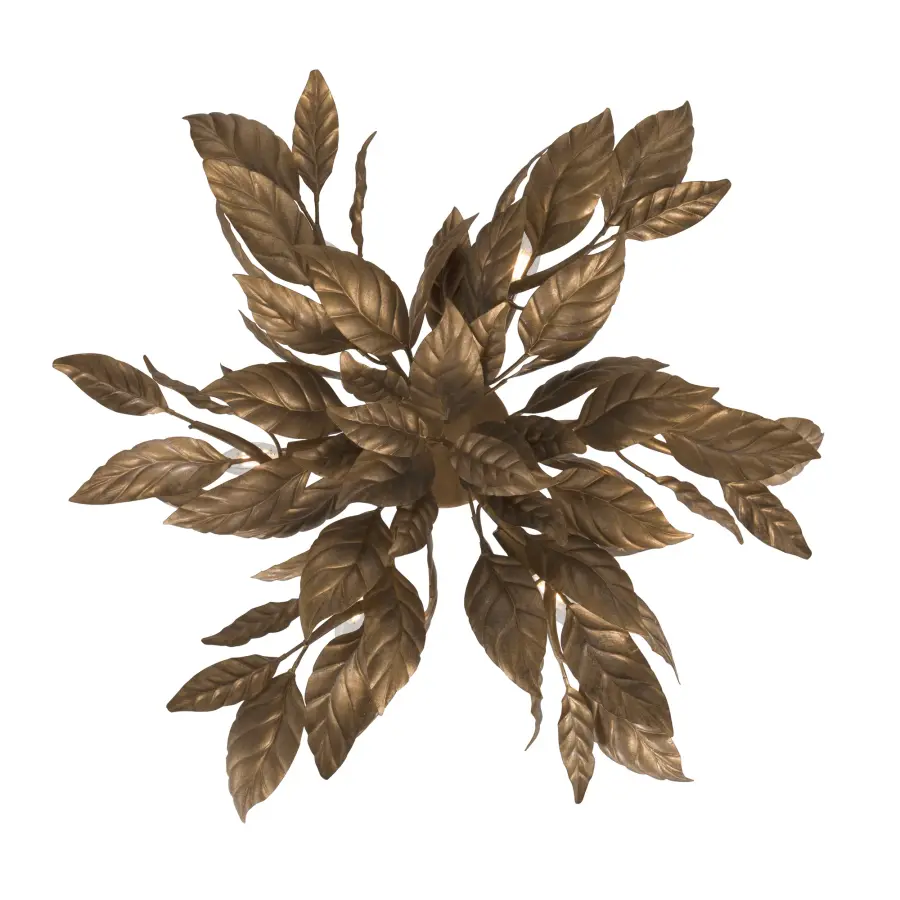 Seraphine 29.5" 6-Light Flush Mount in Weathered Gold - Image 7