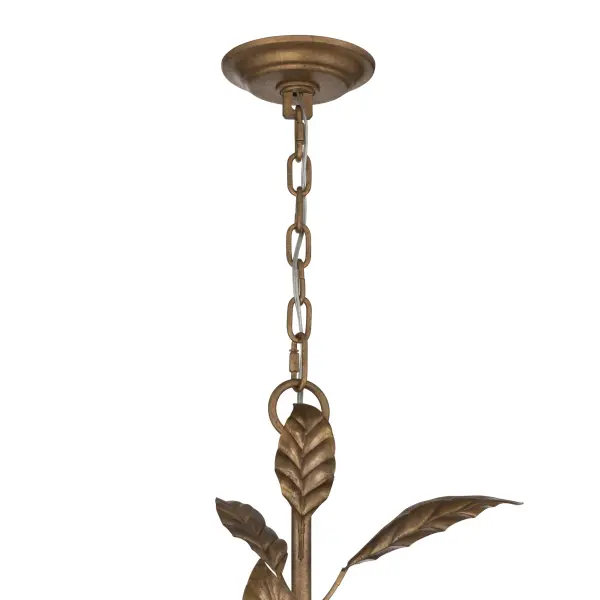 Seraphine 40" 11-Light Chandelier in Weathered Gold - Image 5