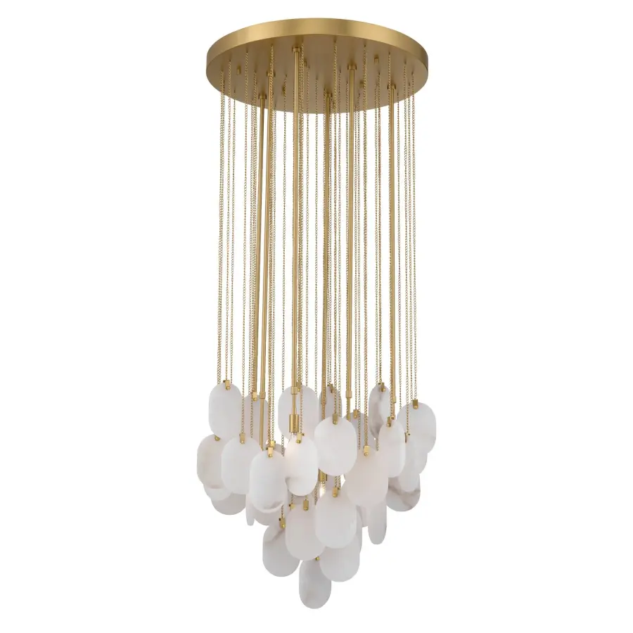 Velisse 27.5" 6-Light Pendant in Legacy Brass - Image 1