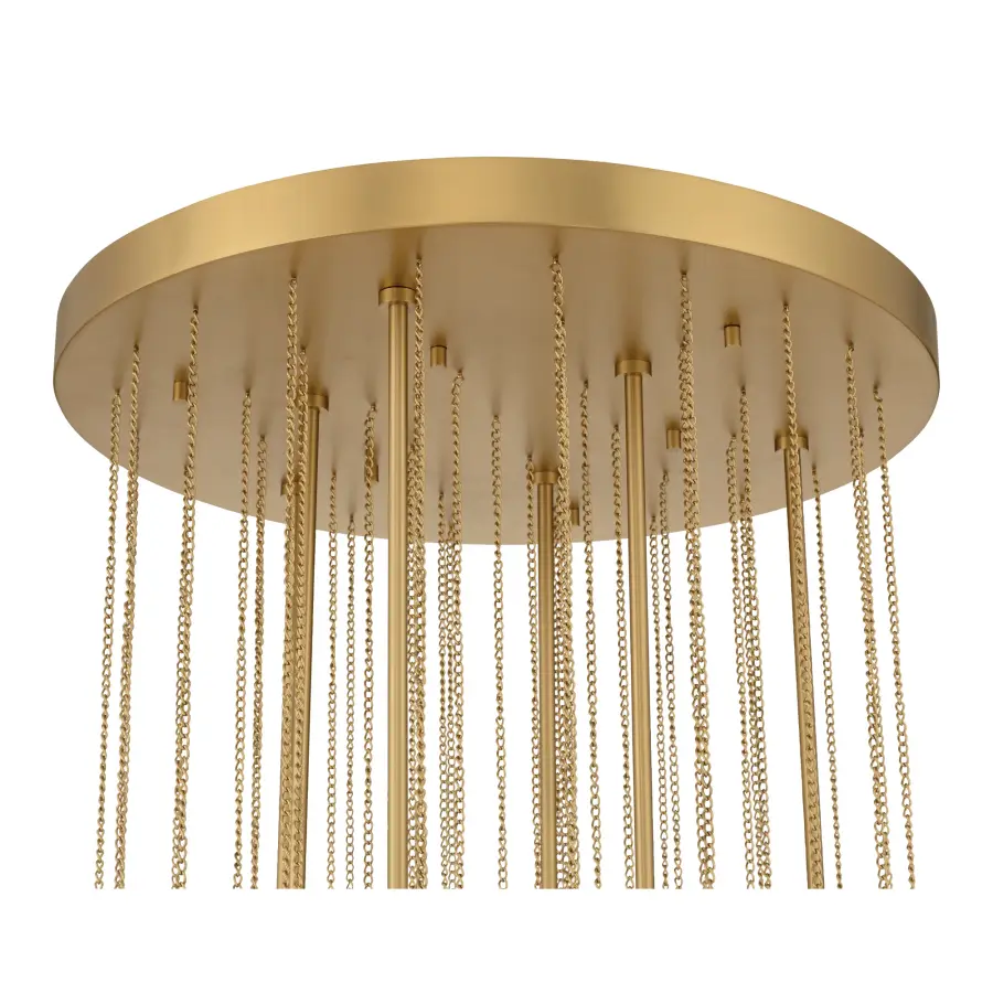 Velisse 27.5" 6-Light Pendant in Legacy Brass - Image 5