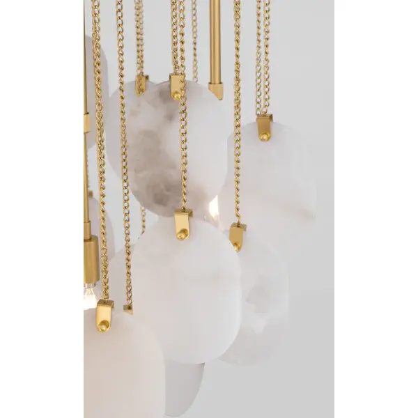 Velisse 27.5" 6-Light Pendant in Legacy Brass - Image 7