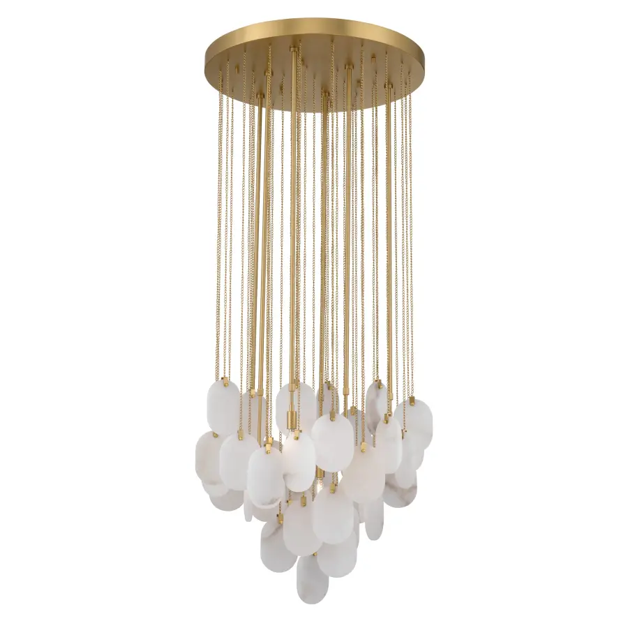 Velisse 27.5" 6-Light Pendant in Legacy Brass - Image 9