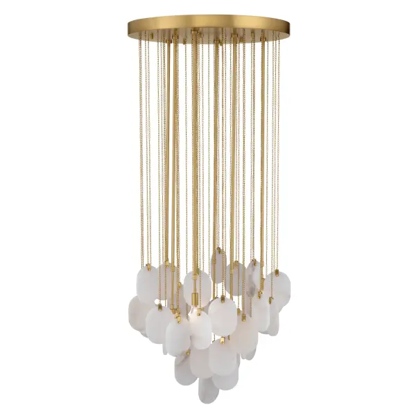Velisse 27.5" 6-Light Pendant in Legacy Brass - Image 10