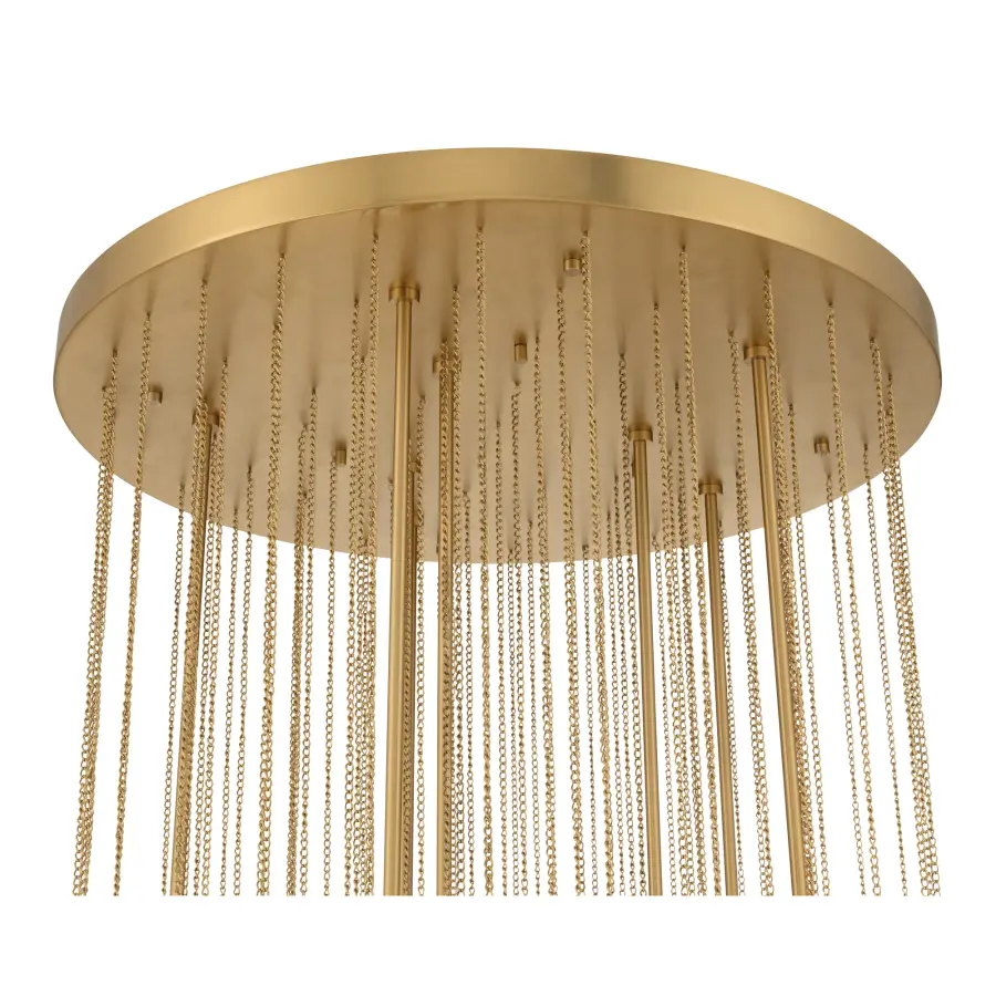 Velisse 35.5" 8-Light Pendant in Legacy Brass - Image 5
