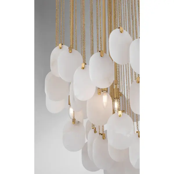 Velisse 35.5" 8-Light Pendant in Legacy Brass - Image 6