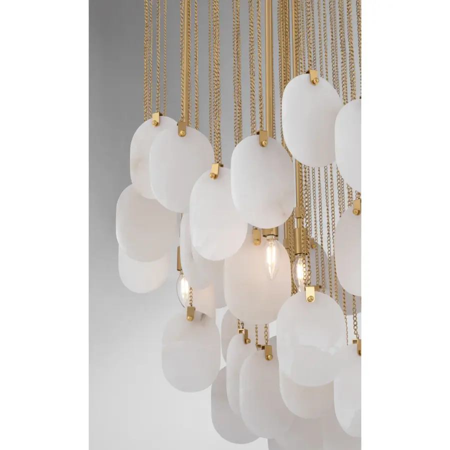Velisse 35.5" 8-Light Pendant in Legacy Brass - Image 6
