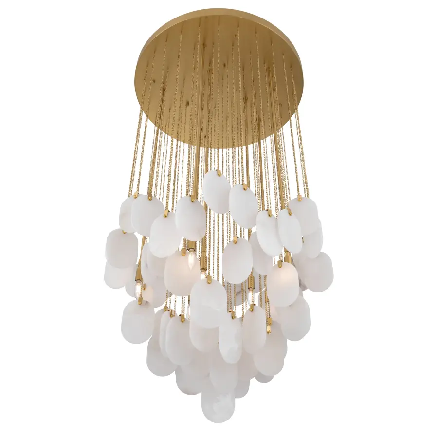 Velisse 35.5" 8-Light Pendant in Legacy Brass - Image 9