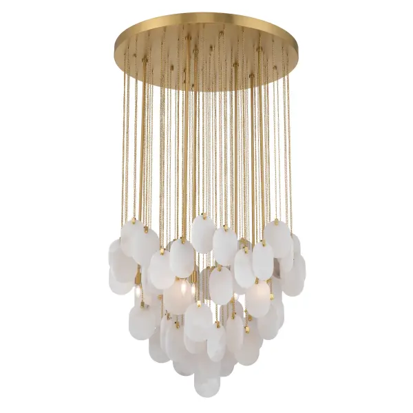 Velisse 35.5" 8-Light Pendant in Legacy Brass - Image 10