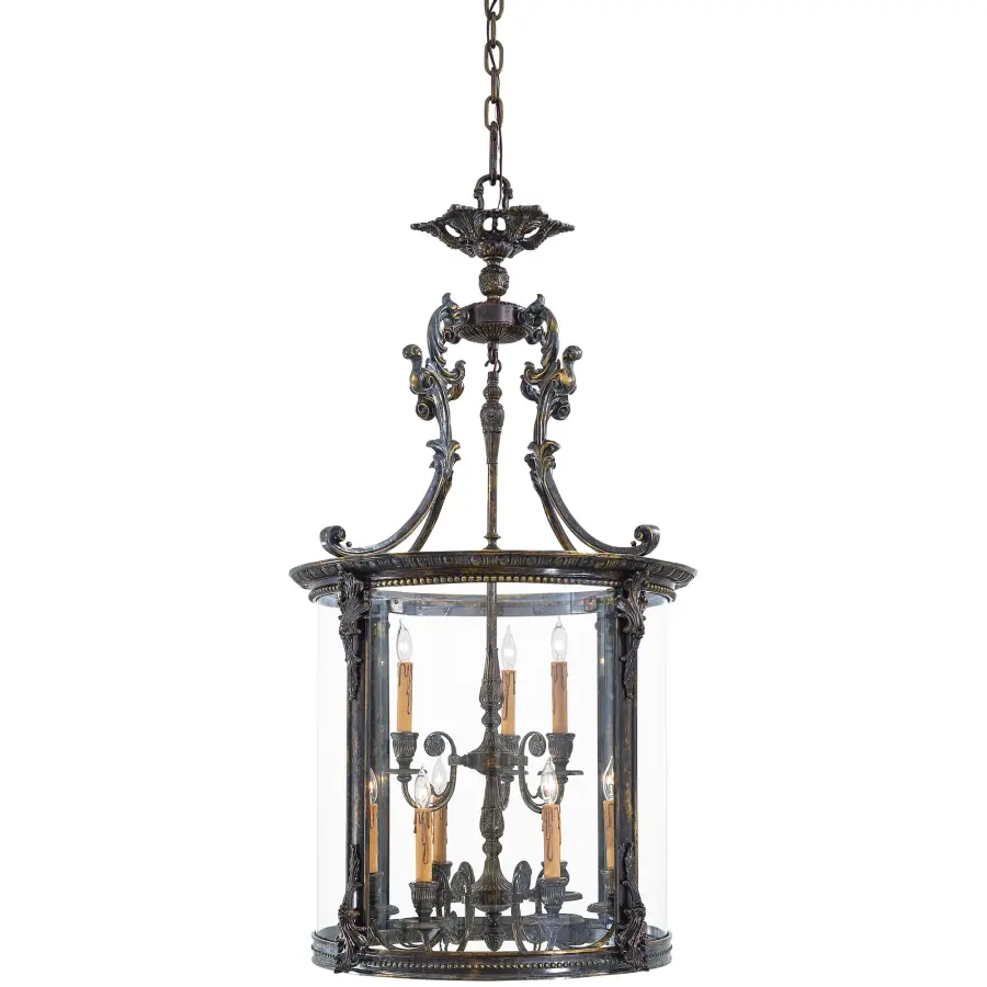 Metropolitan 9-Light Pendant in French Oxide
