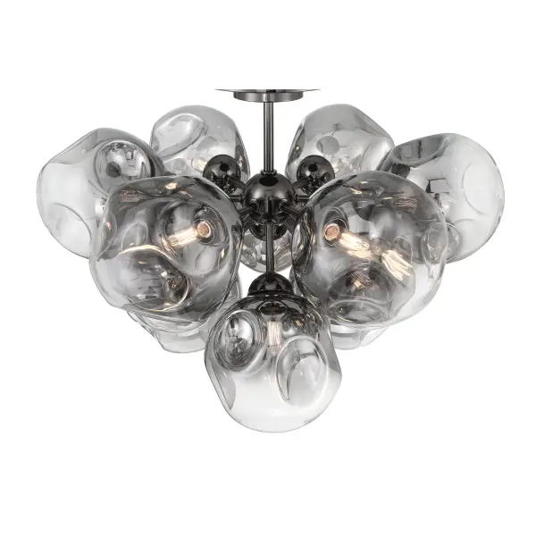 Neveh 12-Light Semi-Flush Mount Ceiling Light - Image 3