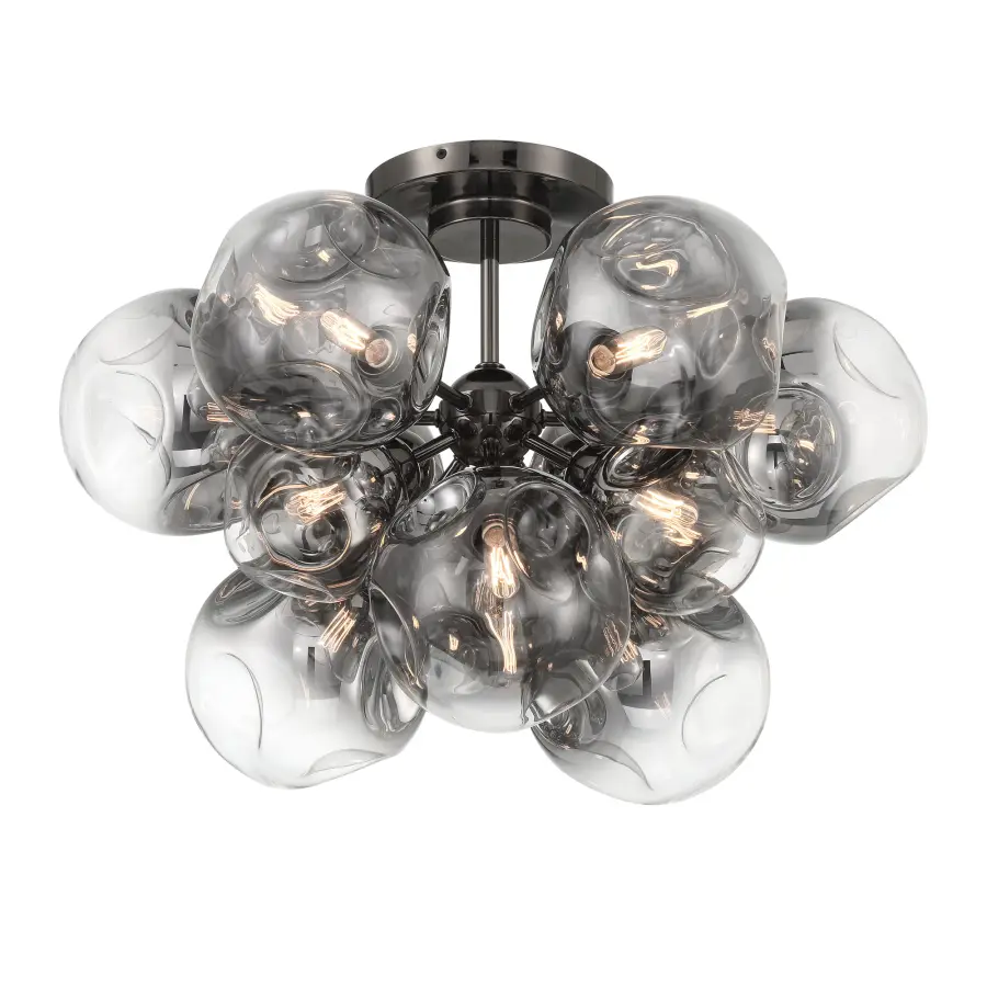 Neveh 12-Light Semi-Flush Mount Ceiling Light - Image 4