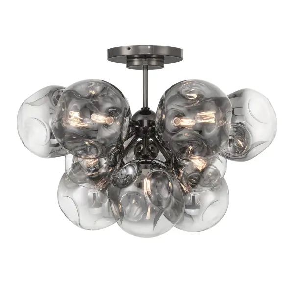 Neveh 12-Light Semi-Flush Mount Ceiling Light - Image 5