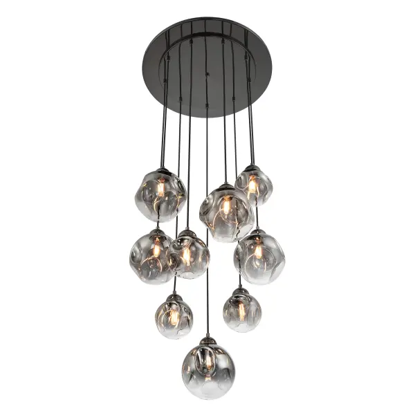 Neveh 9-Light Pendant in Gun Metal - Image 5