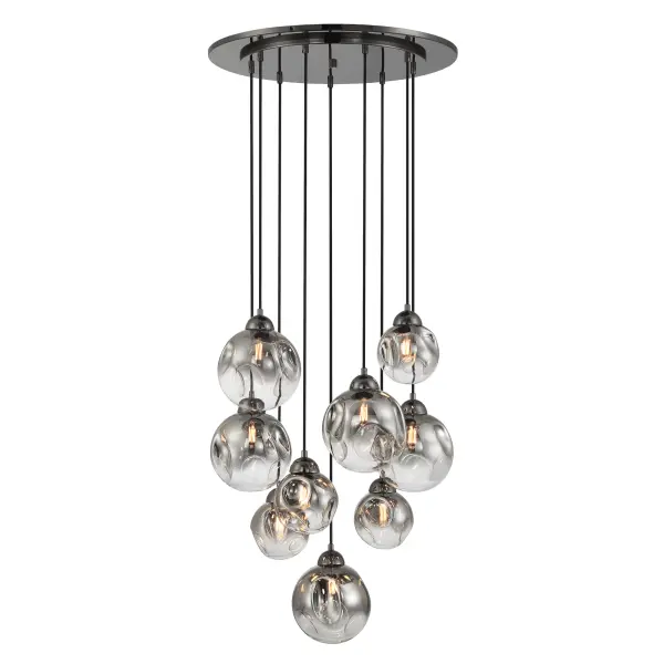 Neveh 9-Light Pendant in Gun Metal - Image 7