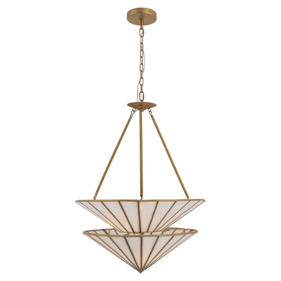 Jaxen 24.5" 3-Light Pendant in Legacy Brass - Image 11