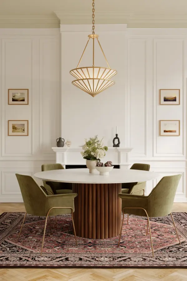 Jaxen 24.5" 3-Light Pendant in Legacy Brass - Image 4