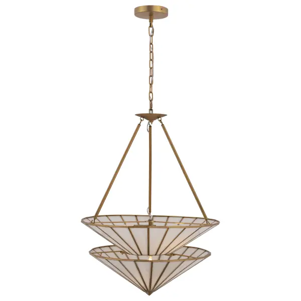 Jaxen 24.5" 3-Light Pendant in Legacy Brass - Image 7