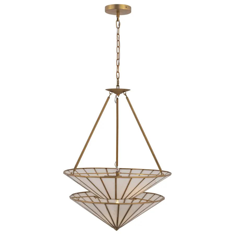 Jaxen 24.5" 3-Light Pendant in Legacy Brass - Image 7