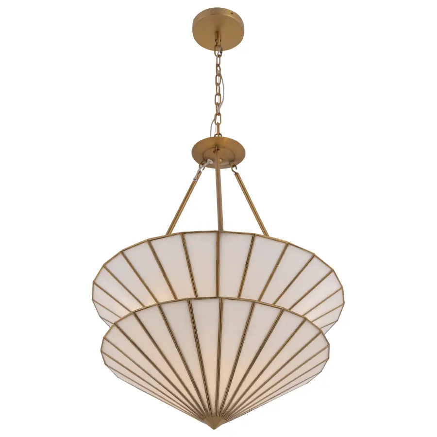 Jaxen 24.5" 3-Light Pendant in Legacy Brass - Image 8