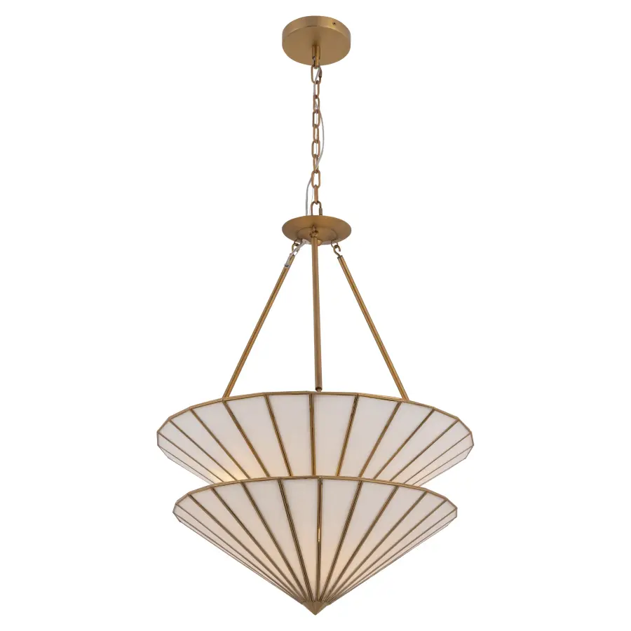 Jaxen 24.5" 3-Light Pendant in Legacy Brass - Image 9