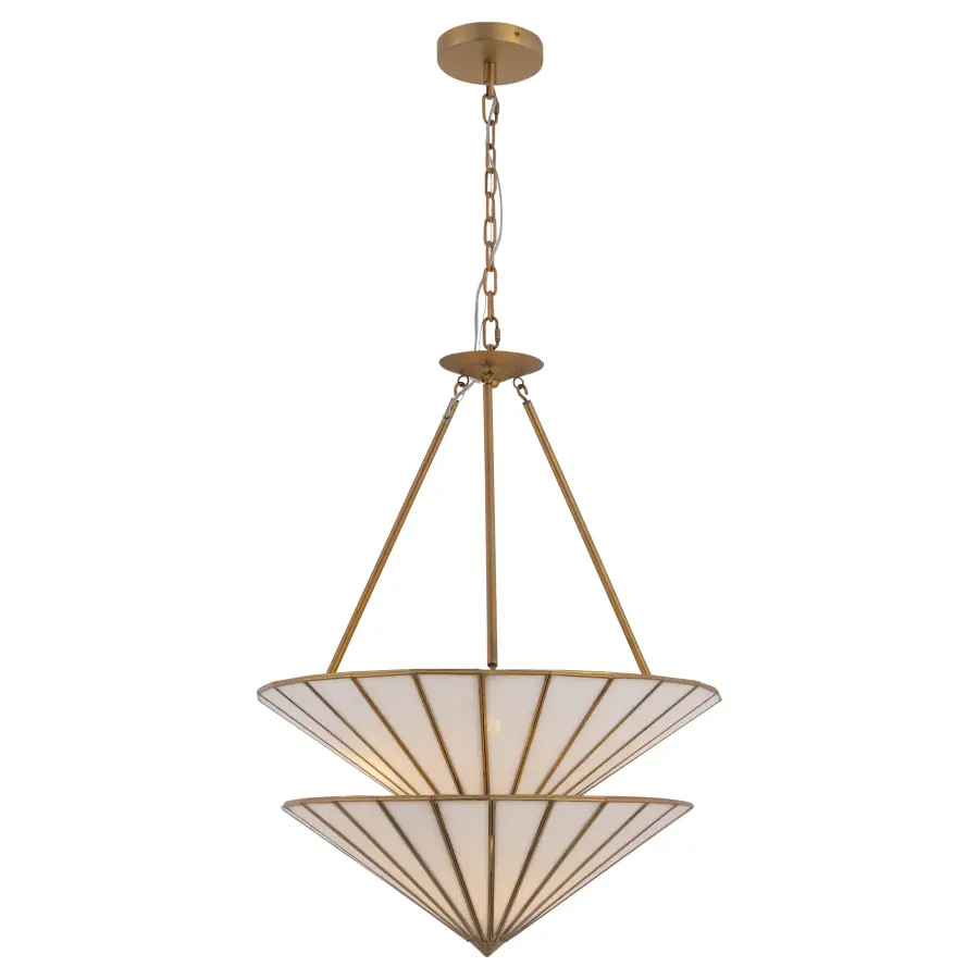 Jaxen 24.5" 3-Light Pendant in Legacy Brass - Image 10