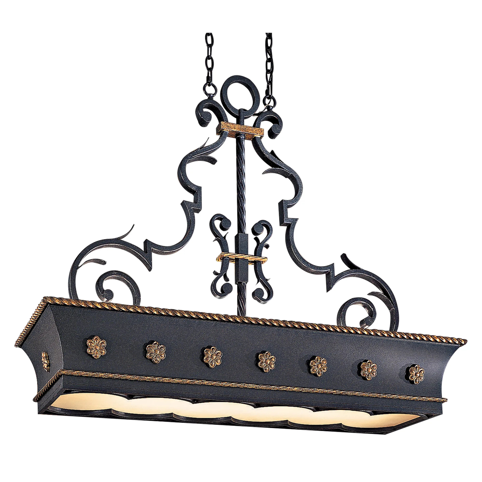 Montparnasse 12-Light Island Chandelier