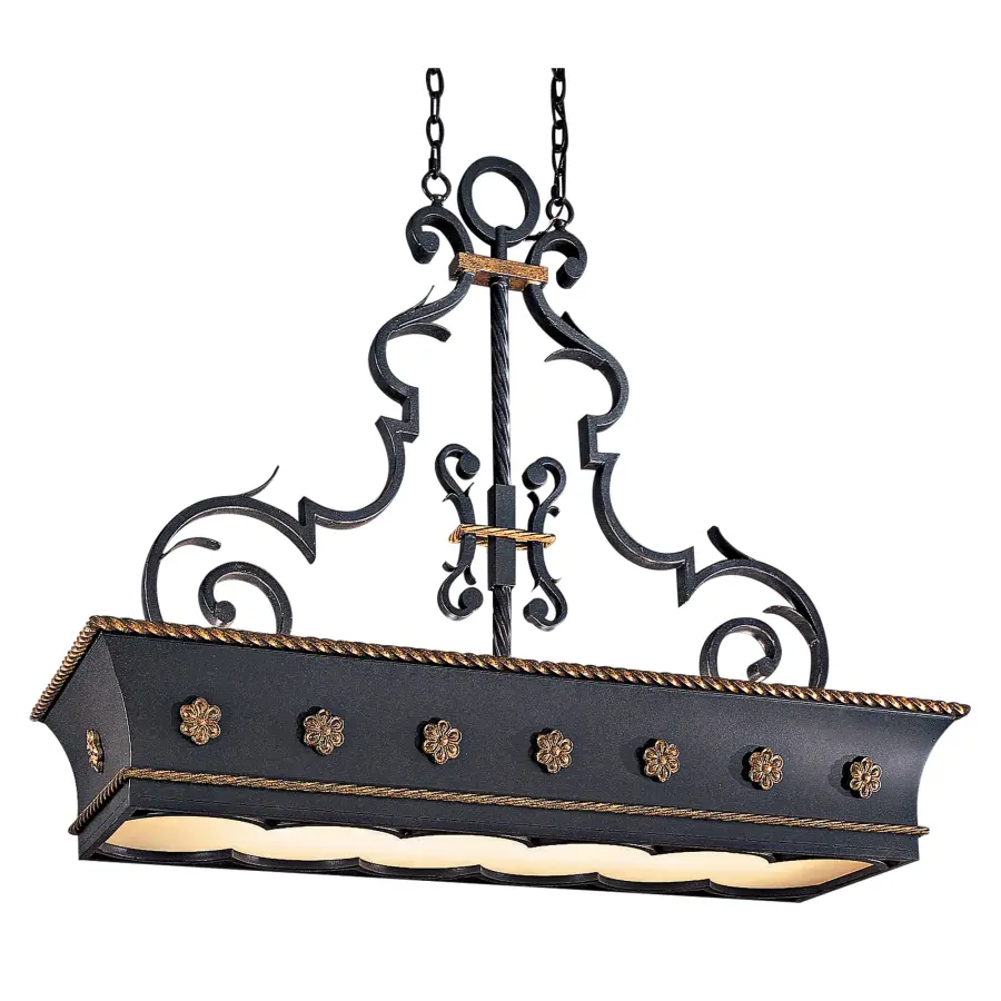 Montparnasse 12-Light Island Chandelier