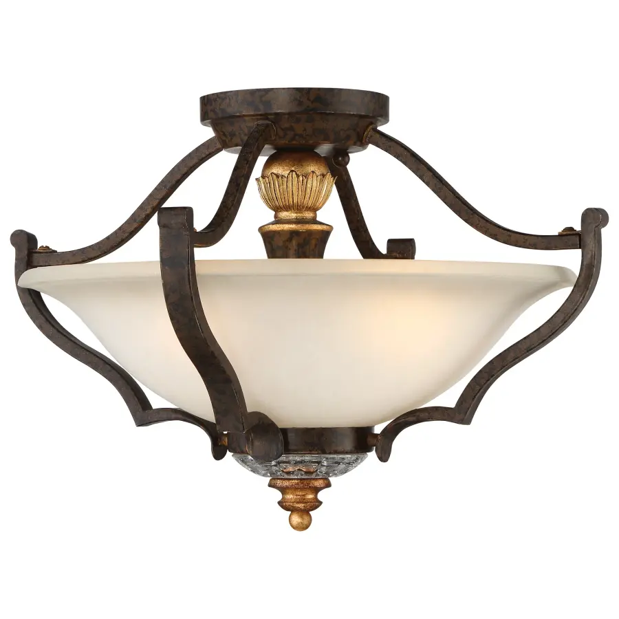 Chateau Nobles 3-Light Semi Flush Mount