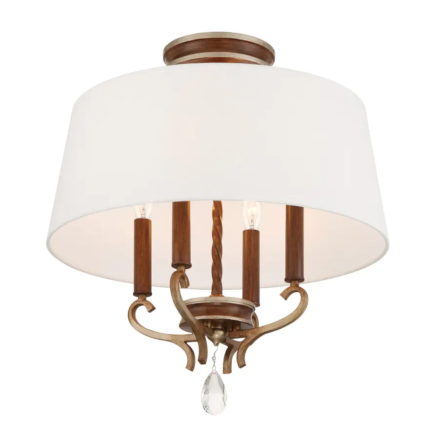 Magnolia Manor 4-Light Semi Flush Mount - Image 2