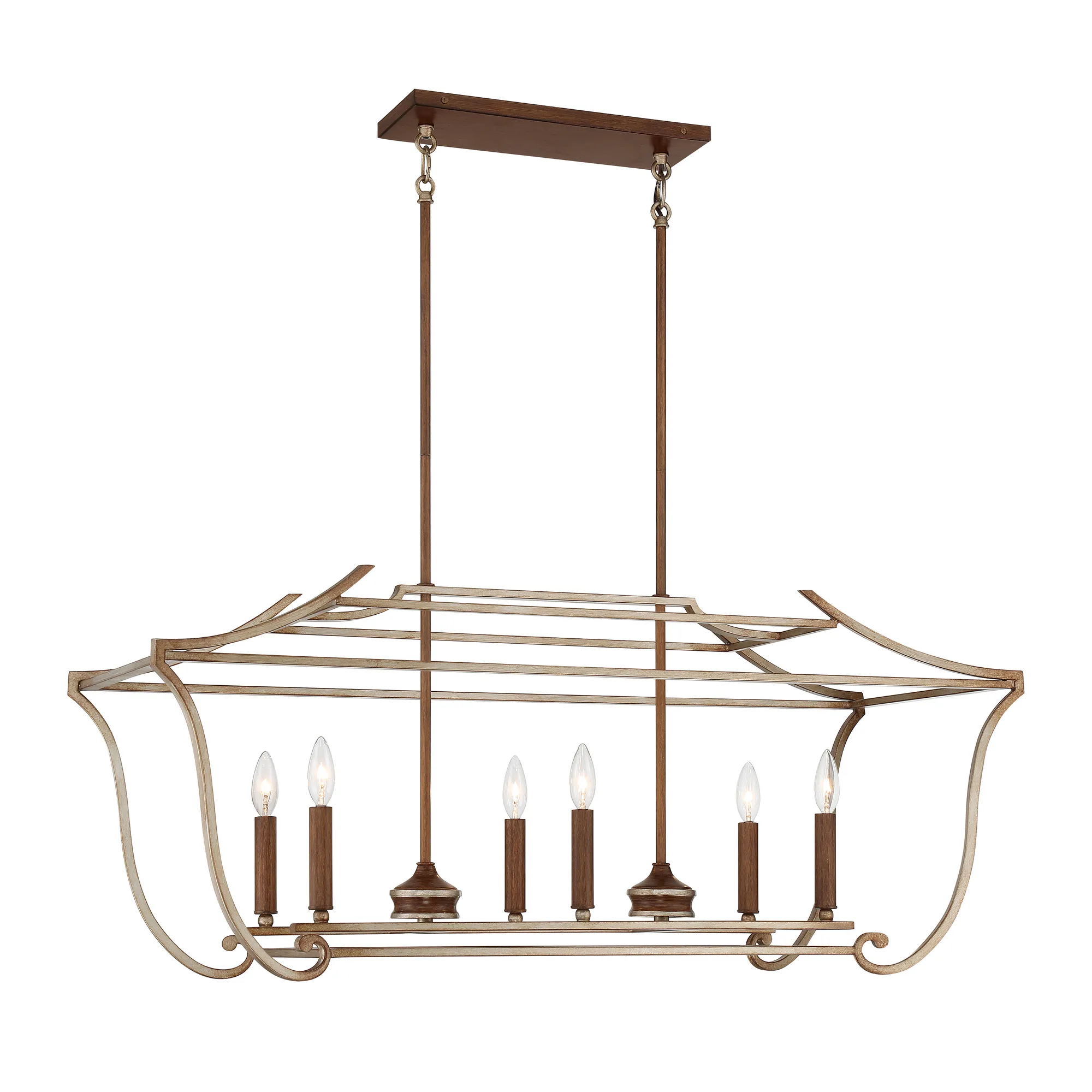 Magnolia Manor 6-Light Island Chandelier