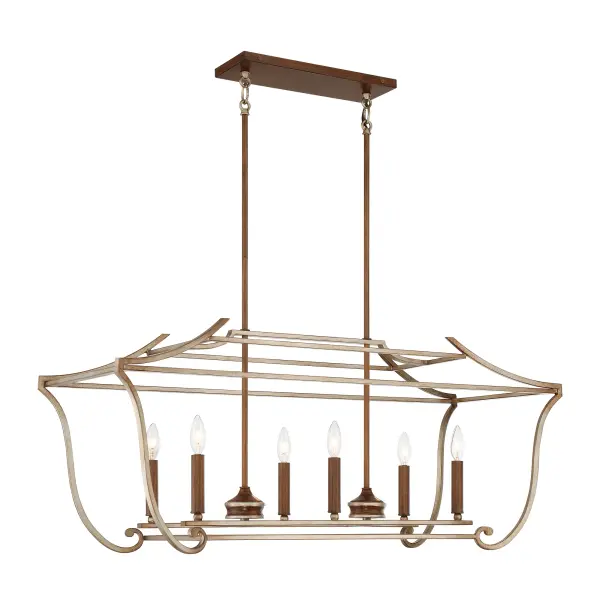 Magnolia Manor 6-Light Island Chandelier - Image 3