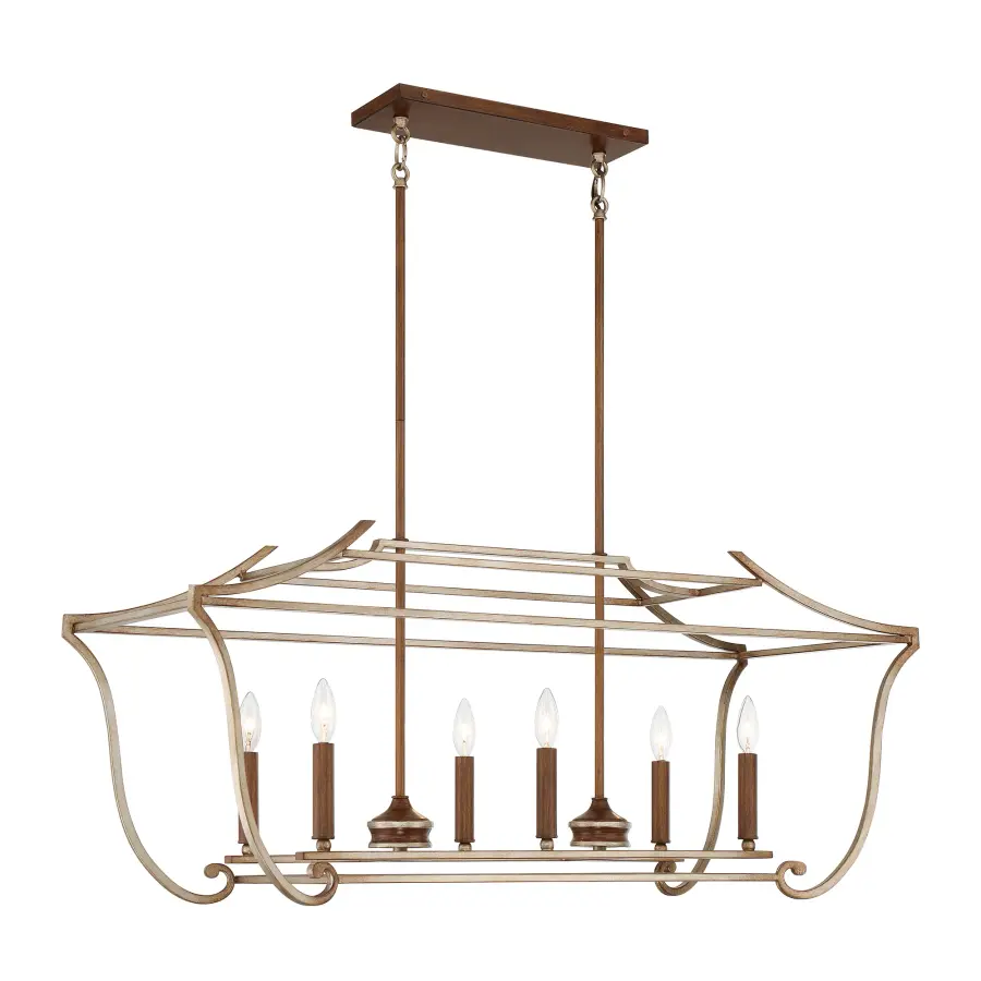 Magnolia Manor 6-Light Island Chandelier - Image 3