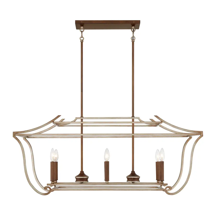 Magnolia Manor 6-Light Island Chandelier - Image 4