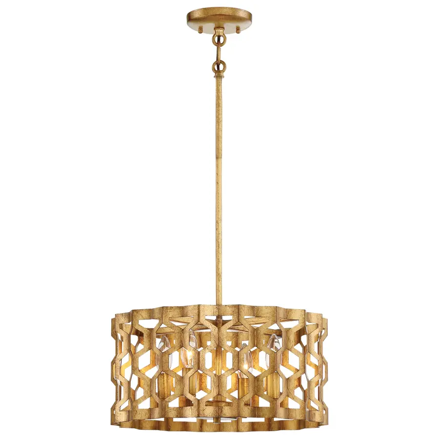 Coronade 4-Light Semi Flush Mount Pendant - Image 2