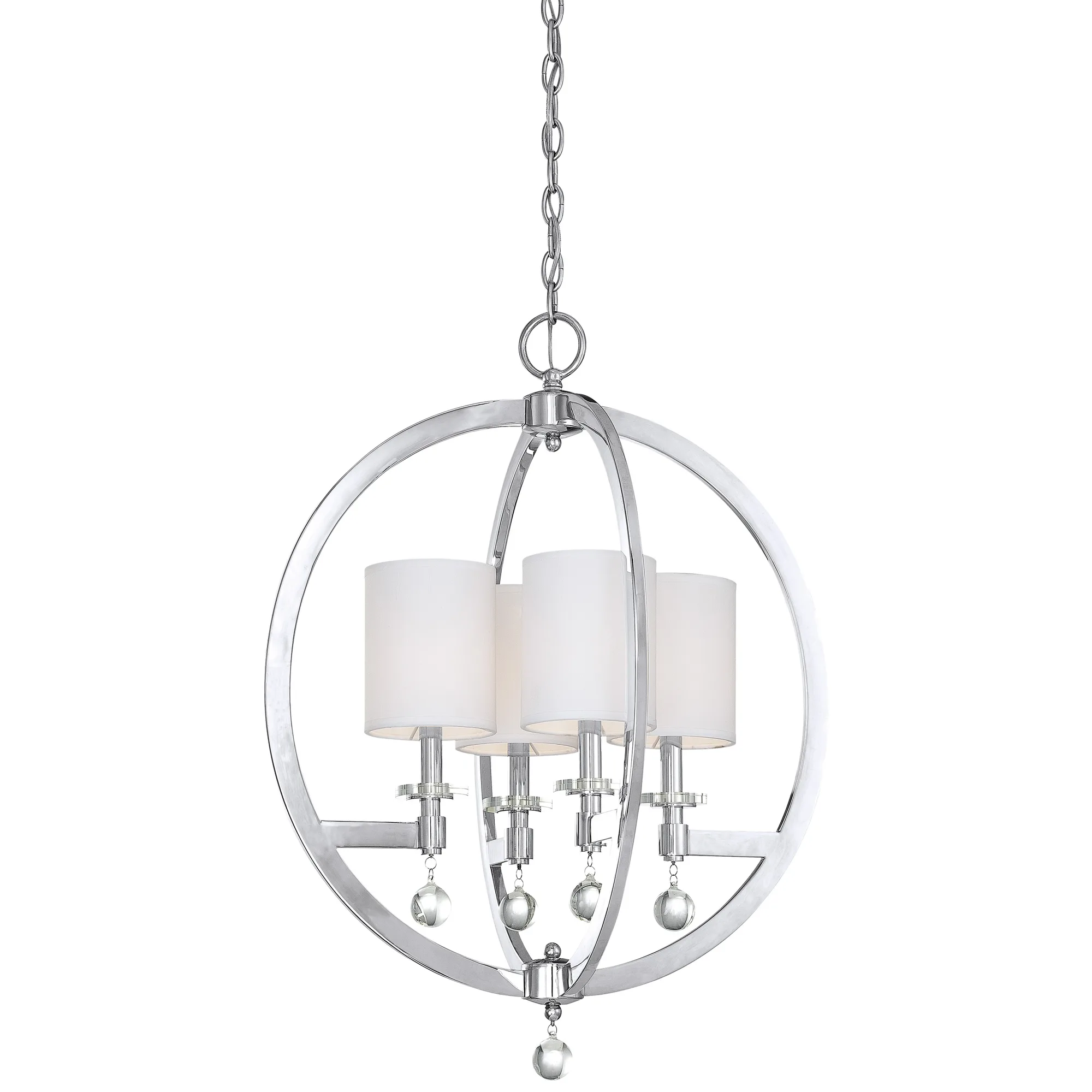 Chadbourne 4-Light Pendant with Crystal Accents